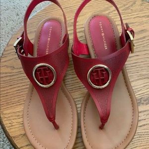 Tommy Hilfiger Kandes red sandals